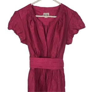 CONVERSE | Wine Merlot Wrap Dress Size 8